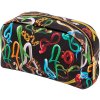 Kozmetična torbica TOILETPAPER SNAKES, 23 x 13 cm, črna, Seletti