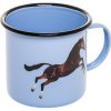 Lonček TOILETPAPER HORSE, 10 cm, modra, emajl, Seletti