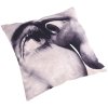 Blazina TOILETPAPER EYE & MOUTH, 50 x 50 cm, siva, Seletti