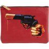 Toaletni žepek TOILETPAPER REVOLVER, 21 x 15,5 cm, rdeča, Seletti