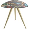 Klubska mizica TOILETPAPER SNAKES, 57 x 48 cm, črna, Seletti