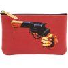 Kozmetična torbica TOILETPAPER REVOLVER, 15,5 x 9,5 cm, rdeča, Seletti