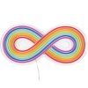 LED stenska dekoracija RAINBOW, 51 cm, Seletti