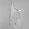 Stenska svetilka MONKEY HANGING LEFT HAND, 76,5 cm, bela, Seletti