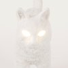 Namizna svetilka JOBBY THE CAT, 52 cm, LED, bela, Seletti