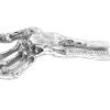 Figurica WUNDERKAMMER SKELETON HAND, 24 cm, srebrna, aluminij, Seletti