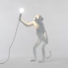 Namizna svetilka MONKEY STANDING, 54 cm, bela, Seletti