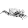 Figurica WUNDERKAMMER HOLY CRAB, 32 cm, srebrna, aluminij, Seletti
