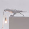 Namizna svetilka BIRD PLAYING, 33 cm, bela, Seletti