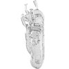 Vaza LOVE IN BLOOM, 25 cm, steklo, Seletti