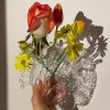 Vaza LOVE IN BLOOM, 25 cm, steklo, Seletti