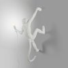 Stenska svetilka MONKEY HANGING RIGHT HAND, 65 cm, bela, Seletti