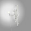 Stenska svetilka MONKEY HANGING RIGHT HAND, 65 cm, bela, Seletti