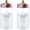 Kuhinjski kozarec za shranjevanje CIRCUS, set 2 kosov, prozoren, Alessi
