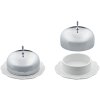Posoda za maslo DRESSED, 12 cm, bela, Alessi