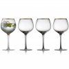 Kozarec za koktajle PALERMO GOLD 650 ml, set 4 kosov, za gin & tonic, zlata, Lyngby Glas