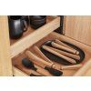 Servirne klešče NORDIC KITCHEN 16 cm, rjava, bambus, Eva Trio