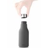 Dozator za milo za roke 200 ml, siva, silikon, Eva Trio