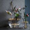 Vaza IKEBANA, 13 cm, zlata, steklo, Fritz Hansen