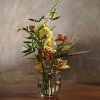 Vaza IKEBANA, 13 cm, zlata, steklo, Fritz Hansen