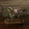Vaza IKEBANA, 33 cm, zlata, steklo, Fritz Hansen