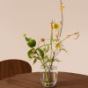 Vaza IKEBANA, 13 cm, srebrna, steklo, Fritz Hansen