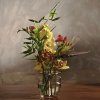 Vaza IKEBANA, 13 cm, srebrna, steklo, Fritz Hansen