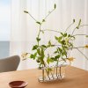 Vaza IKEBANA, 33 cm, srebrna, steklo, Fritz Hansen