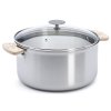 Lonec ALCHIMY LOQY, 24 cm, srebrn, iz nerjavečega jekla, de Buyer