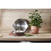 Ponev MINERAL B LOQY, 24 cm, srebrna, jeklena, de Buyer
