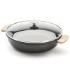 Ponev za praženje CHOC EXTREME LOQY, 24 cm, črna, aluminij, de Buyer