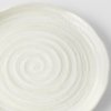 Stranski krožnik WHITE SPIRAL, 21,5 cm, bela, MIJ