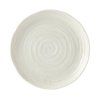Stranski krožnik WHITE SPIRAL, 21,5 cm, bela, MIJ