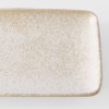 Servirni krožnik WHITE FADE 29,5 x 12 cm, bež, keramika, MIJ