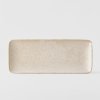 Servirni krožnik WHITE FADE 29,5 x 12 cm, bež, keramika, MIJ