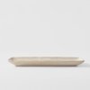 Servirni krožnik WHITE FADE 29,5 x 12 cm, bež, keramika, MIJ