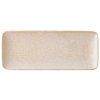 Servirni krožnik WHITE FADE 29,5 x 12 cm, bež, keramika, MIJ