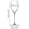 Kozarec za vino rose VELOCE, set 2 kosov, 347 ml, Riedel