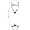 Kozarec za šampanjec VELOCE, set 2 kosov, 327 ml, Riedel