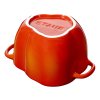 Lonček v obliki paprike 0,45 l oranžno-rdeč Staub