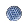 Krožnik STARBURST INDIGO IKAT, 23 cm, modre barve, MIJ
