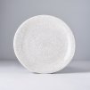 Desertni krožnik MODERN WHITE & GREY, 24 cm, MIJ