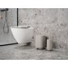 Držalo za wc ščetko TIME, 36 cm, temno siva, beton, Zone Denmark