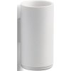 Lonček za zobne ščetke RIM, 14 cm, stenska montaža, bel, aluminij, Zone Denmark