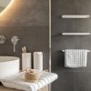 Nosilec za brisače RIM, 70 cm, dvojna, bela, aluminij, Zone Denmark