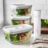 Vakuumska posoda za hrano FRESH & SAVE S, 350 ml, bela, steklena, Zwilling
