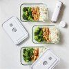 Vakuumske posode za hrano FRESH & SAVE, set 3, bela, steklo, Zwilling