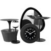 LED namizna svetilka AR04, 47 cm, črna, Alessi