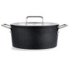 Casserole kozica ADAMANT 24 cm, 4,9 l, z nerez pokrovom za lonec, nelepljiva površina, Fissler
