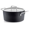 Casserole kozica ADAMANT 24 cm, 4,9 l, s steklenim Pokrov za lonec, nelepljiva površina, Fissler